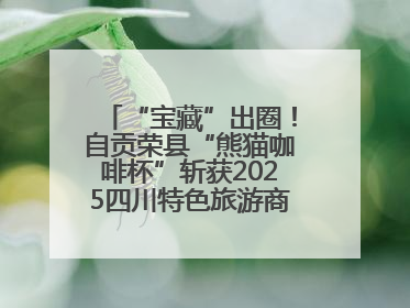 “宝藏”出圈！自贡荣县“熊猫咖啡杯”斩获2025四川特色旅游商品大赛铜奖