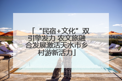 “民宿+文化”双引擎发力 农文旅融合发展激活天水市乡村游新活力