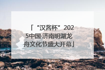 “汉酱杯”2025中国·济南明湖龙舟文化节盛大开幕
