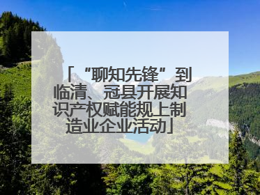 “聊知先锋”到临清、冠县开展知识产权赋能规上制造业企业活动