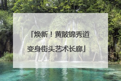 焕新！黄陂锦秀道变身街头艺术长廊