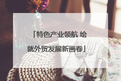 特色产业领航 绘就外贸发展新画卷