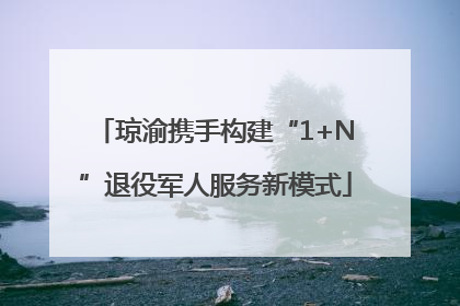 琼渝携手构建“1+N”退役军人服务新模式