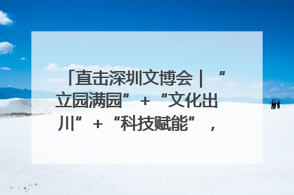 直击深圳文博会｜“立园满园”+“文化出川”+“科技赋能”，成都传媒发布三大文创领域合作清单