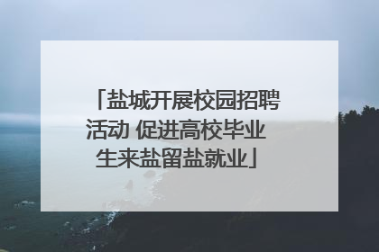 盐城开展校园招聘活动 促进高校毕业生来盐留盐就业