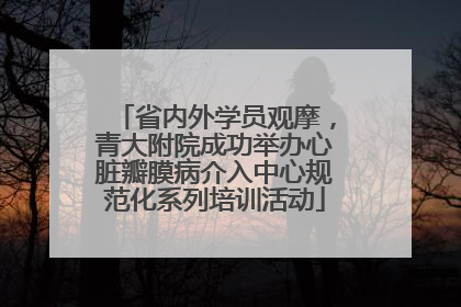 省内外学员观摩，青大附院成功举办心脏瓣膜病介入中心规范化系列培训活动