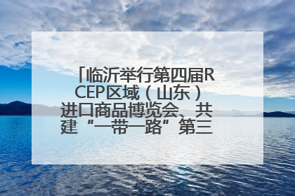 临沂举行第四届RCEP区域（山东）进口商品博览会、共建“一带一路”第三届临沂商城国际采购商大会新闻发布会