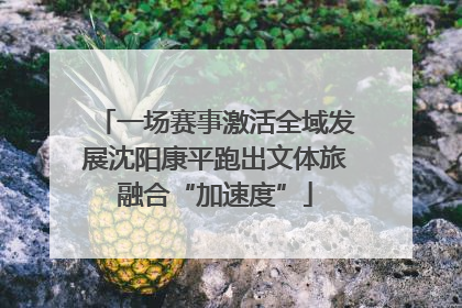 一场赛事激活全域发展沈阳康平跑出文体旅融合“加速度”