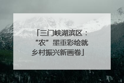 三门峡湖滨区：“农”墨重彩绘就乡村振兴新画卷