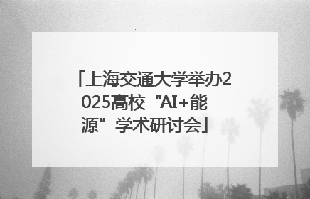 上海交通大学举办2025高校“AI+能源”学术研讨会
