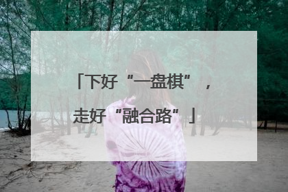 下好“一盘棋”，走好“融合路”