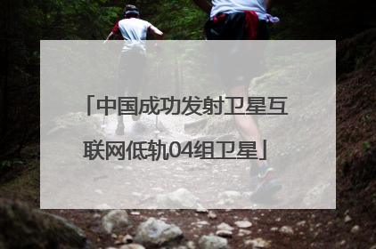 中国成功发射卫星互联网低轨04组卫星