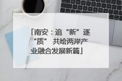 南安：追“新”逐“质” 共绘两岸产业融合发展新篇