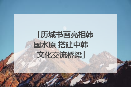 历城书画亮相韩国水原 搭建中韩文化交流桥梁