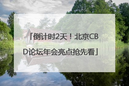 倒计时2天！北京CBD论坛年会亮点抢先看
