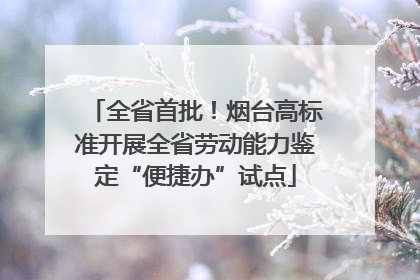 全省首批！烟台高标准开展全省劳动能力鉴定“便捷办”试点