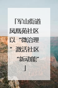 军山街道凤凰苑社区以“微治理”激活社区“新动能”