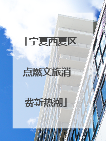 宁夏西夏区 点燃文旅消费新热潮