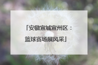 安徽宣城宣州区：篮球赛场展风采