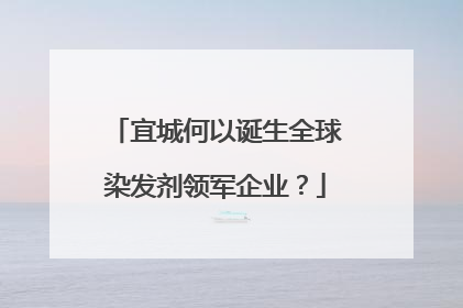 宜城何以诞生全球染发剂领军企业？