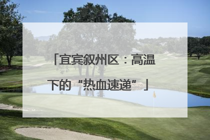 宜宾叙州区：高温下的“热血速递”