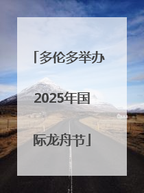 多伦多举办2025年国际龙舟节