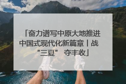 奋力谱写中原大地推进中国式现代化新篇章丨战“三夏” 夺丰收