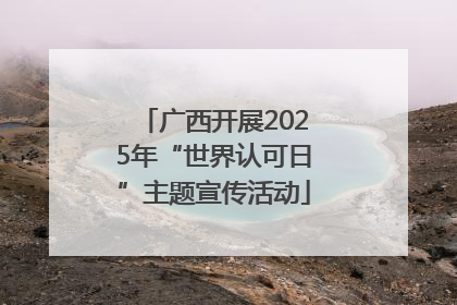 广西开展2025年“世界认可日”主题宣传活动