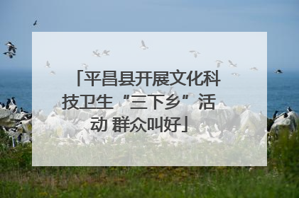 平昌县开展文化科技卫生“三下乡”活动 群众叫好