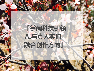 掌阅科技引领AI与真人实拍融合创作方向