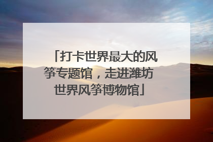 打卡世界最大的风筝专题馆，走进潍坊世界风筝博物馆