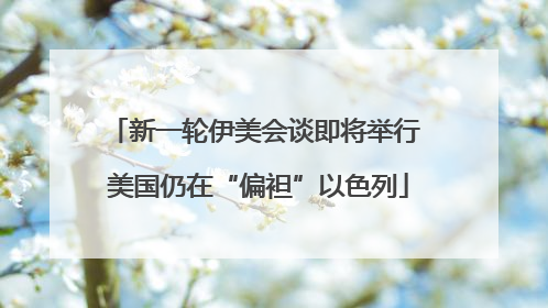 新一轮伊美会谈即将举行 美国仍在“偏袒”以色列
