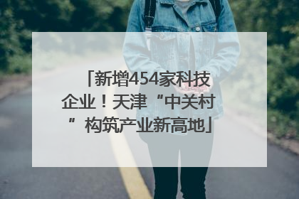 新增454家科技企业！天津“中关村”构筑产业新高地