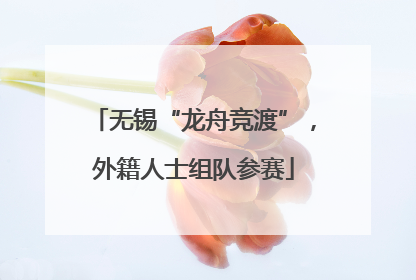 无锡“龙舟竞渡”，外籍人士组队参赛