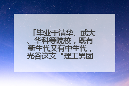毕业于清华、武大、华科等院校，既有新生代又有中生代，光谷这支“理工男团”为何“出道”？