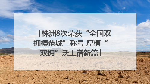株洲8次荣获“全国双拥模范城”称号 厚植“双拥”沃土谱新篇