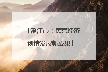 澄江市：民营经济创造发展新成果