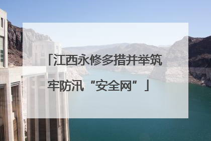 江西永修多措并举筑牢防汛“安全网”