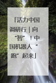 活力中国调研行｜向“智”！中国机器人“跑”起来