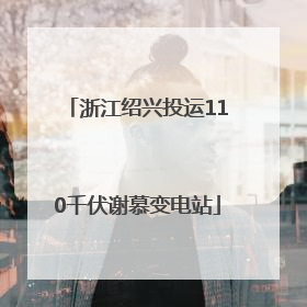浙江绍兴投运110千伏谢慕变电站