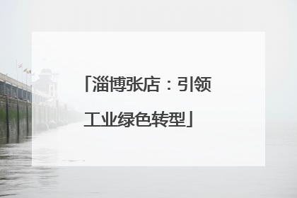 淄博张店：引领工业绿色转型