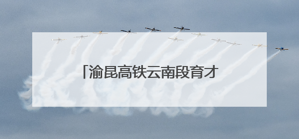 渝昆高铁云南段育才隧道顺利贯通 全线桥隧施工完成超90%