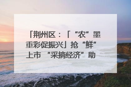 荆州区：「“农”墨重彩促振兴」抢“鲜”上市 “采摘经济”助农“甜蜜增收”