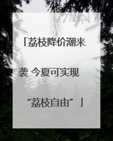 荔枝降价潮来袭 今夏可实现“荔枝自由”