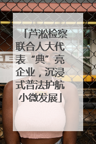 芦淞检察联合人大代表“典”亮企业，沉浸式普法护航小微发展