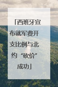 西班牙宣布就军费开支比例与北约“砍价”成功