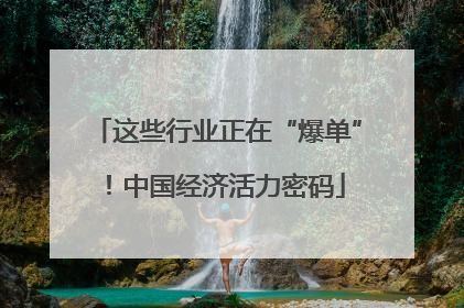 这些行业正在“爆单”！中国经济活力密码