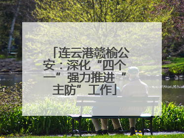 连云港赣榆公安：深化“四个一”强力推进“主防”工作