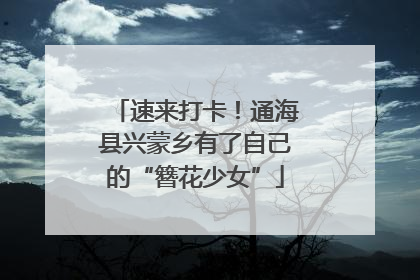 速来打卡！通海县兴蒙乡有了自己的“簪花少女”