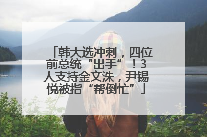 韩大选冲刺,四位前总统“出手”!3人支持金文洙,尹锡悦被指“帮倒忙”